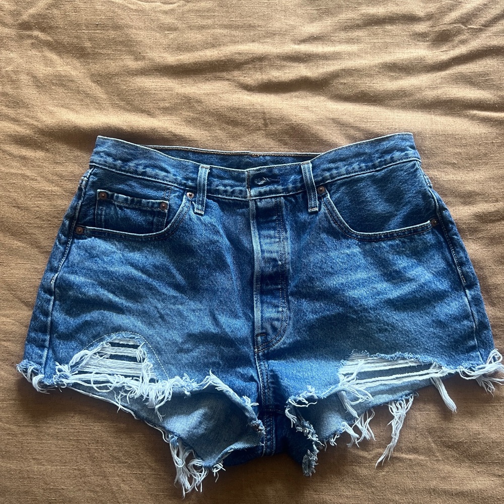 Blue Denim Women's Shorts